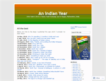 Tablet Screenshot of anindianyear.wordpress.com