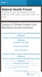 Mobile Screenshot of naturalhealthforum.wordpress.com