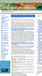 Mobile Screenshot of congdongphumyhung.wordpress.com
