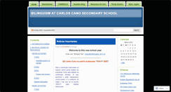 Desktop Screenshot of bilingualcarloscano.wordpress.com