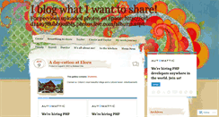 Desktop Screenshot of barbarachiu.wordpress.com