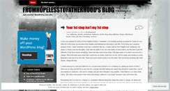 Desktop Screenshot of fromhopelesstofatherhood.wordpress.com