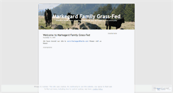 Desktop Screenshot of markegardfamilygrassfed.wordpress.com