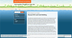 Desktop Screenshot of linkbuildingsearchengineoptimization.wordpress.com