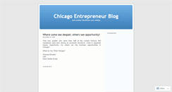 Desktop Screenshot of chicagoentrepreneur.wordpress.com