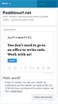 Mobile Screenshot of paddlesurf.wordpress.com