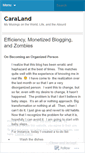 Mobile Screenshot of caraland.wordpress.com