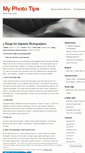 Mobile Screenshot of myphototips.wordpress.com