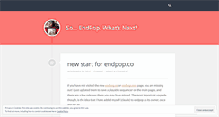 Desktop Screenshot of endpop.wordpress.com