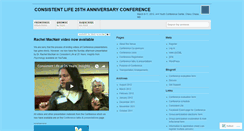 Desktop Screenshot of cl25conf.wordpress.com