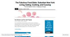 Desktop Screenshot of fabulousfoodbabe.wordpress.com