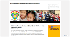 Desktop Screenshot of cebumontessorischool.wordpress.com