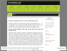 Tablet Screenshot of gomonkeygo.wordpress.com