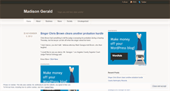 Desktop Screenshot of madisongerald.wordpress.com
