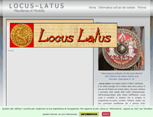 Tablet Screenshot of locuslatus.wordpress.com