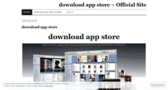 Desktop Screenshot of downloadappstores.wordpress.com