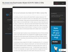 Tablet Screenshot of bushmasteracr451534.wordpress.com
