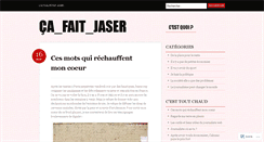 Desktop Screenshot of cafaitjaser.wordpress.com