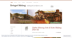 Desktop Screenshot of malangrek.wordpress.com