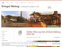 Tablet Screenshot of malangrek.wordpress.com