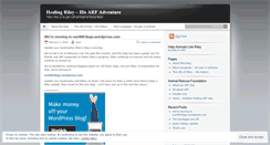 Desktop Screenshot of healingriley.wordpress.com