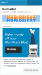 Mobile Screenshot of kuriositat.wordpress.com