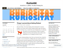 Tablet Screenshot of kuriositat.wordpress.com