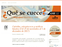 Tablet Screenshot of amfsemfyc.wordpress.com