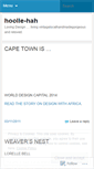 Mobile Screenshot of hooliehah.wordpress.com