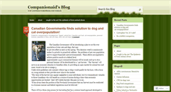 Desktop Screenshot of companionaid.wordpress.com