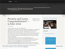 Tablet Screenshot of djnameless.wordpress.com