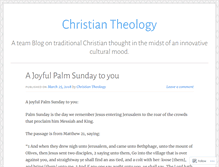 Tablet Screenshot of christiantheology.wordpress.com