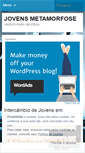 Mobile Screenshot of metajovens.wordpress.com