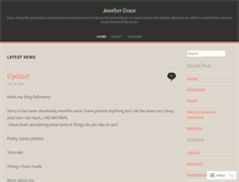 Tablet Screenshot of anothergrace.wordpress.com