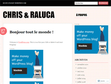 Tablet Screenshot of christianfouron.wordpress.com