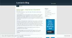 Desktop Screenshot of luzclara.wordpress.com