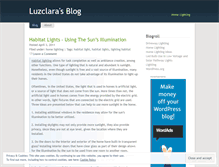 Tablet Screenshot of luzclara.wordpress.com