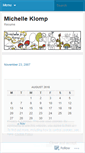 Mobile Screenshot of michelleklomp.wordpress.com