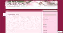 Desktop Screenshot of cassiemamas.wordpress.com