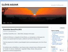 Tablet Screenshot of clovisaguiar.wordpress.com