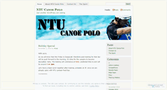 Desktop Screenshot of ntucanoepolo.wordpress.com