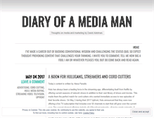 Tablet Screenshot of diaryofamediaman.wordpress.com