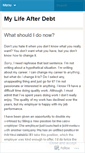 Mobile Screenshot of mylifeafterdebt.wordpress.com