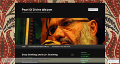 Desktop Screenshot of pearlofdivinewisdom.wordpress.com