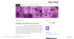 Desktop Screenshot of gaynest.wordpress.com