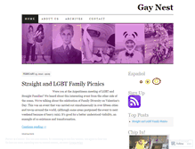 Tablet Screenshot of gaynest.wordpress.com
