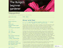Tablet Screenshot of bungogardener.wordpress.com