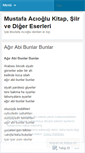 Mobile Screenshot of mustafaacioglu.wordpress.com