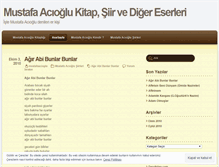 Tablet Screenshot of mustafaacioglu.wordpress.com