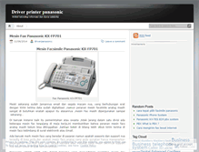 Tablet Screenshot of driverpanasonic.wordpress.com